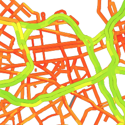 Traffic API - Typical traffic overlay image
