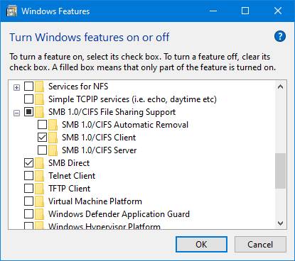 share files windows with smb client