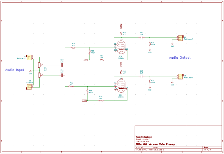 DIY Tube Amp ⋆ Build and Schematics ⋆ Tech is so Cool!